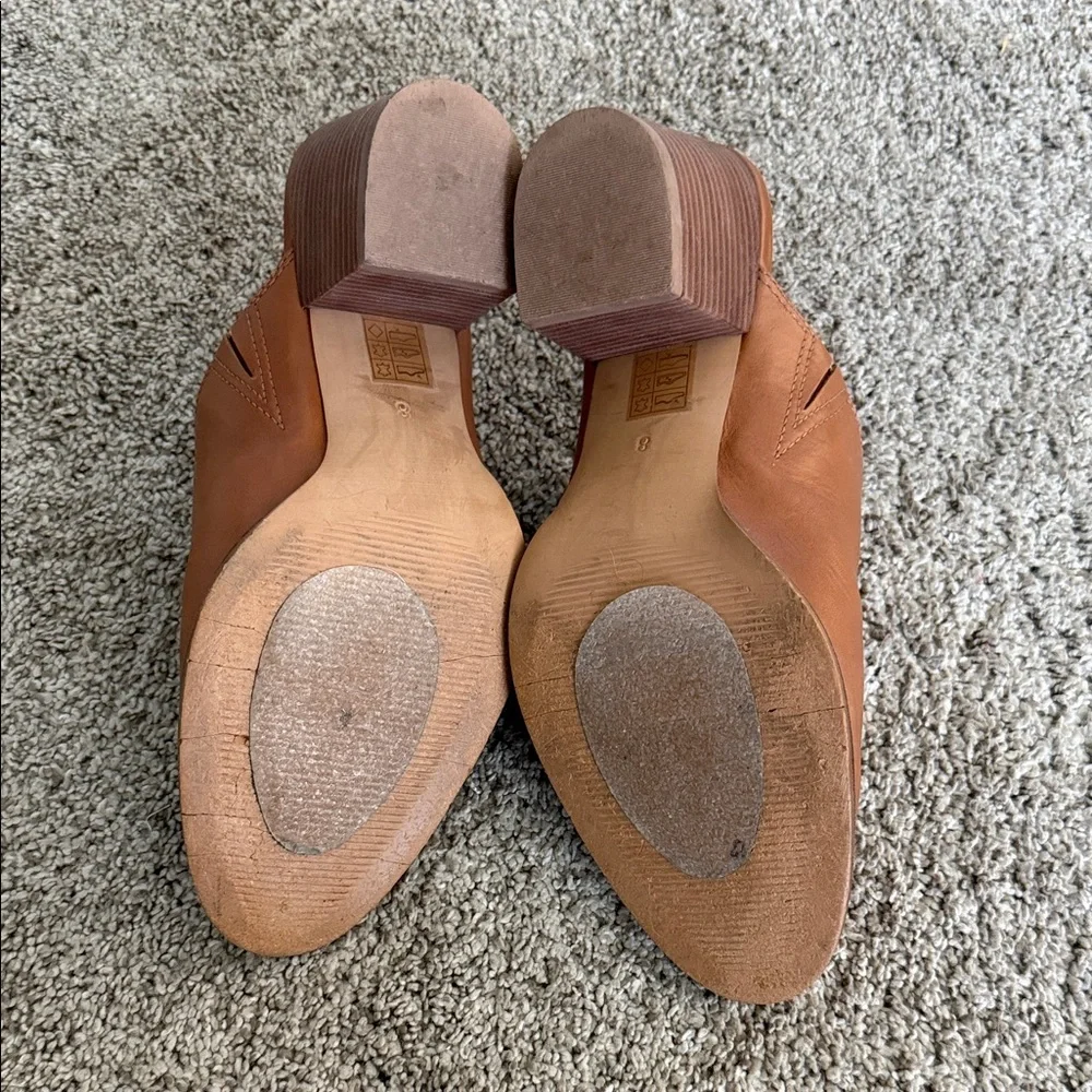 Madewell Brown Leather Mules - Picture 3 of 7